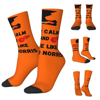 F1 World Champion Lando Norris Mclaren Formula 1 Team Star Fan's Socks in Various Designs Perfect F1 Gift