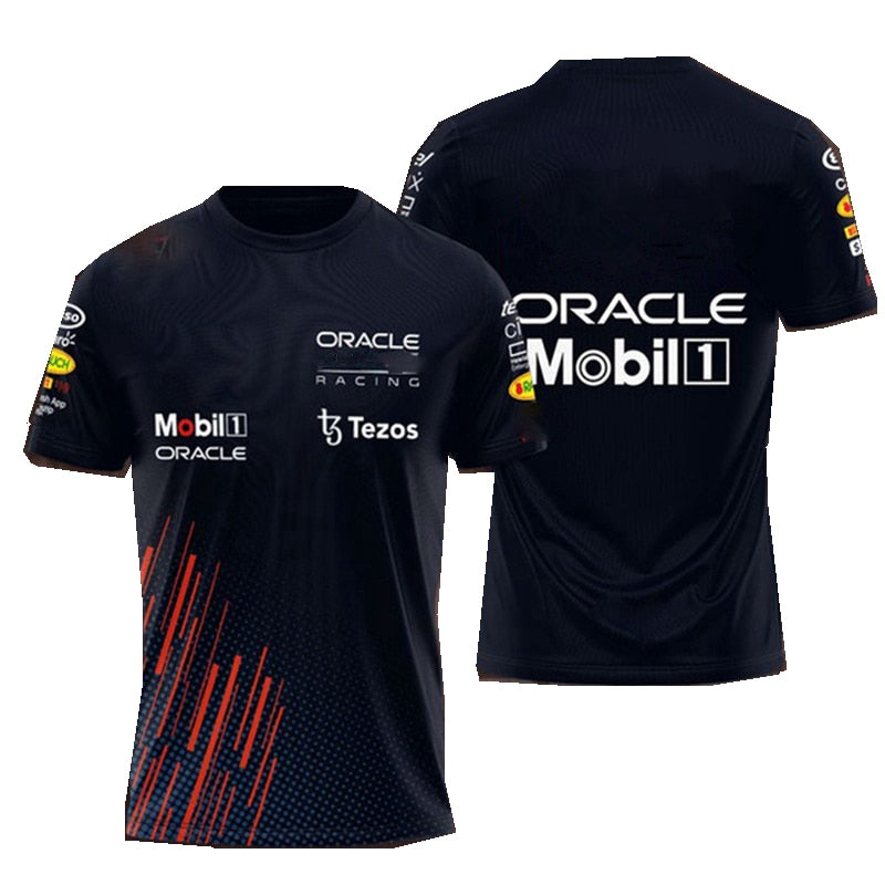 2023 Oracle F1 Racing Men's and Women's Breathable Sports T-Shirt