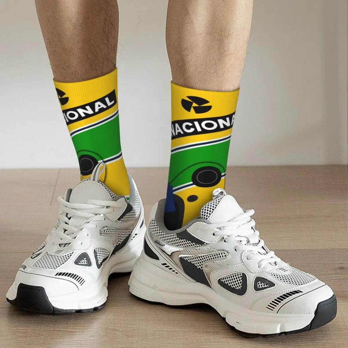 F1 Motorsport Legend Ayrton Senna Fan's Socks Perfect Gift Various Designs