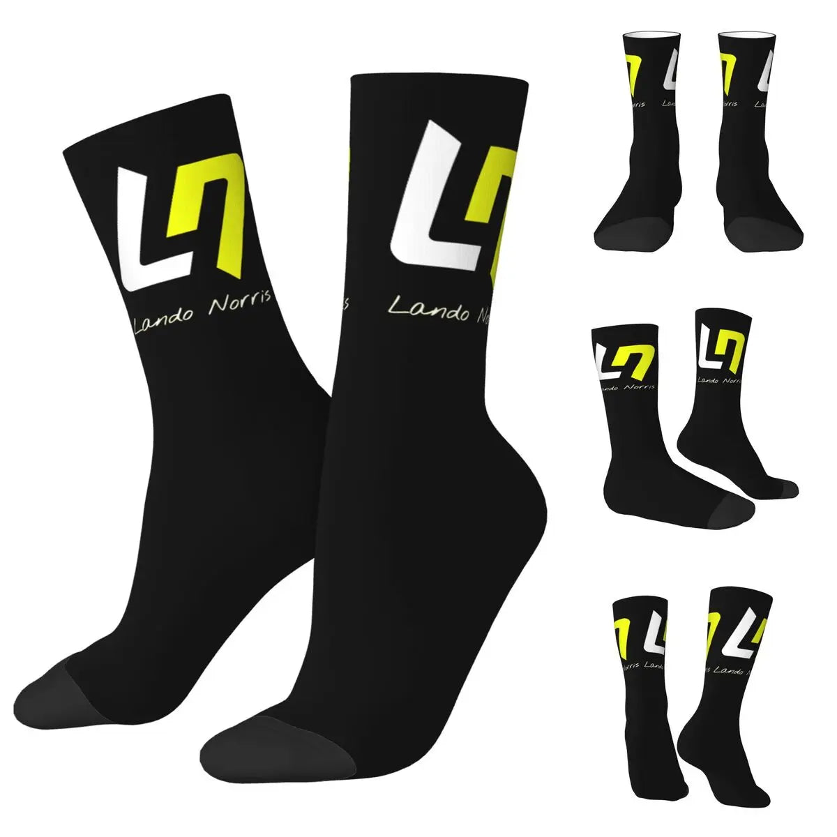 F1 World Champion Lando Norris Mclaren Formula 1 Team Star Fan's Socks in Various Designs Perfect F1 Gift