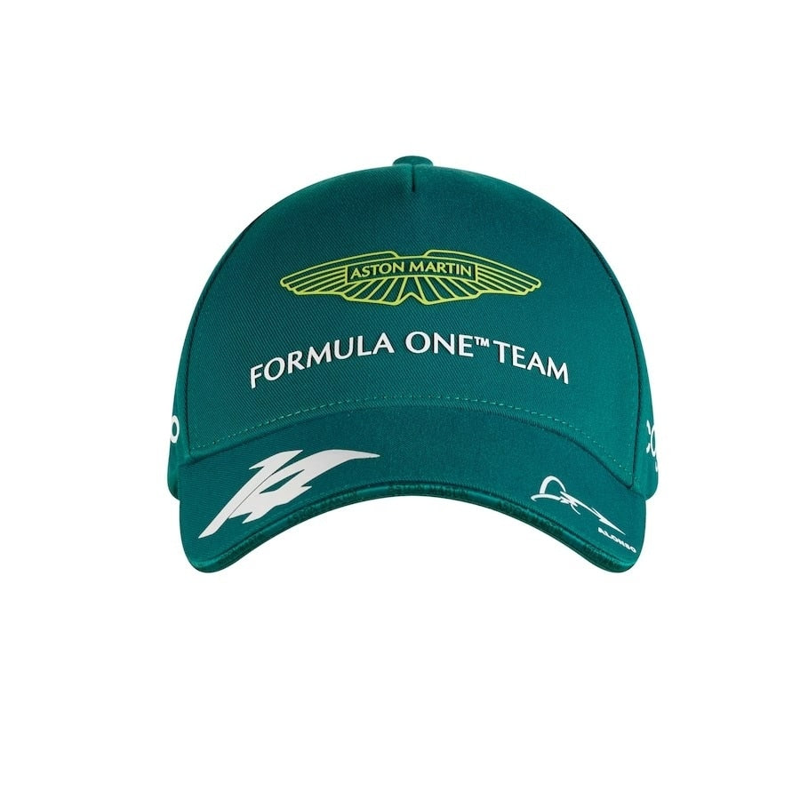 2023 Aston Martin F1 Alonso Cap Formula One Accessories Hat Men and Women, Green, Fan Supporter