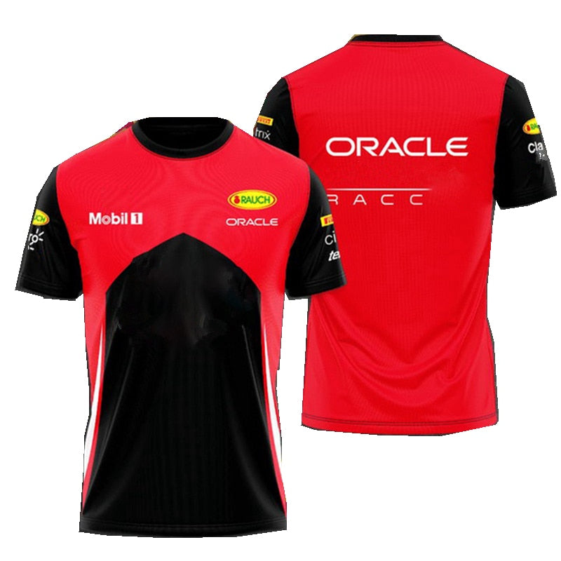2023 Oracle F1 Racing Men's and Women's Breathable Sports T-Shirt