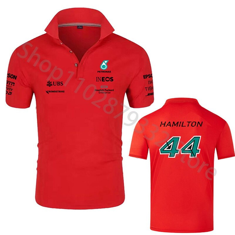 Formula One Number 44 F1 Racing Fans Short-Sleeve Men/Women Polo Shirt