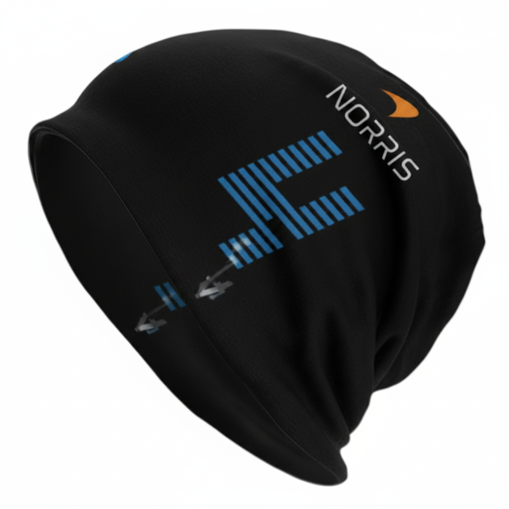 Black Blue Norris Beanie Enhanced