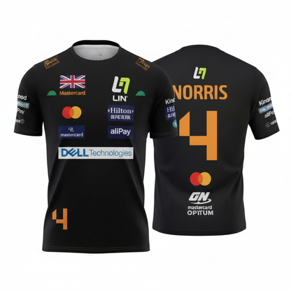 Dark Navy Norris Racing T-Shirt Enhanced