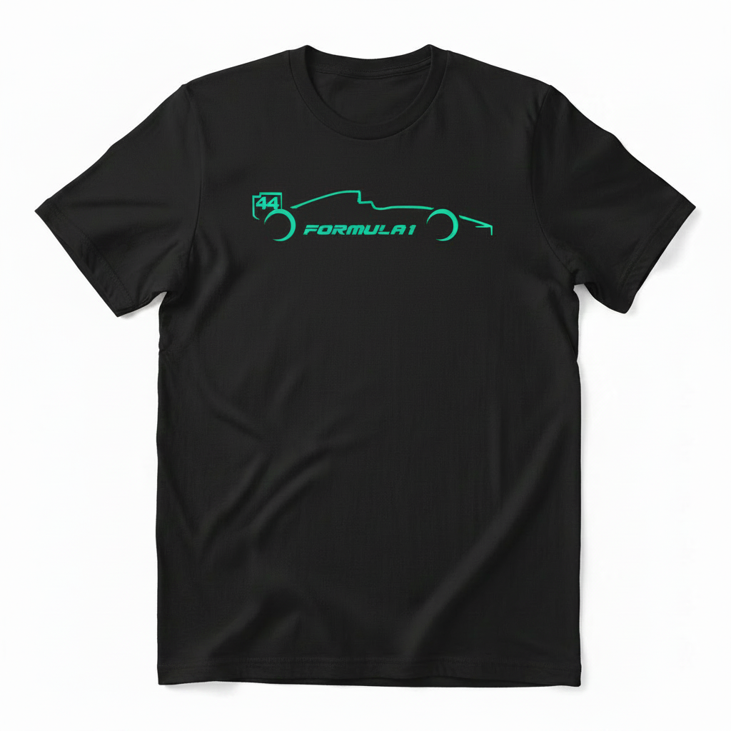 F1 Silhouette T-Shirt 44 on Car