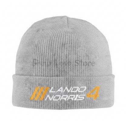 Grey Beanie - White Background