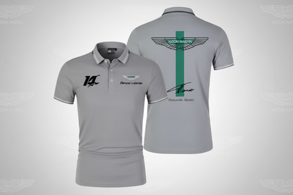 Grey Polo - Front & Back
