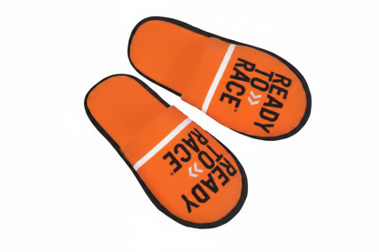 Orange slippers sharpened