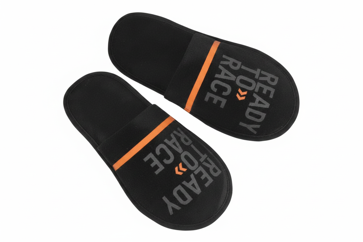 Black slippers sharpened