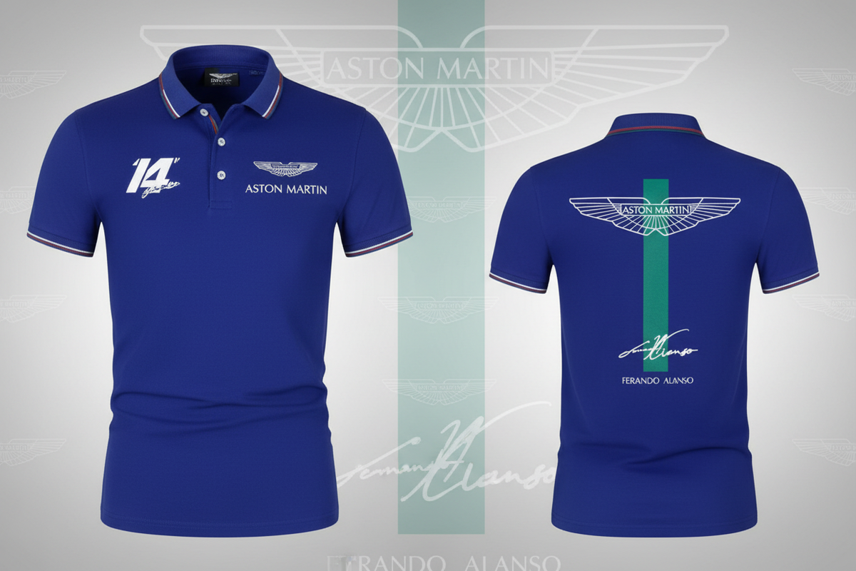 Blue Polo - Front & Back