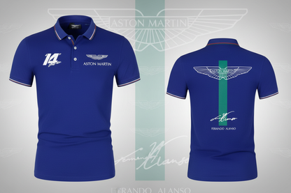 Blue Polo - Front & Back