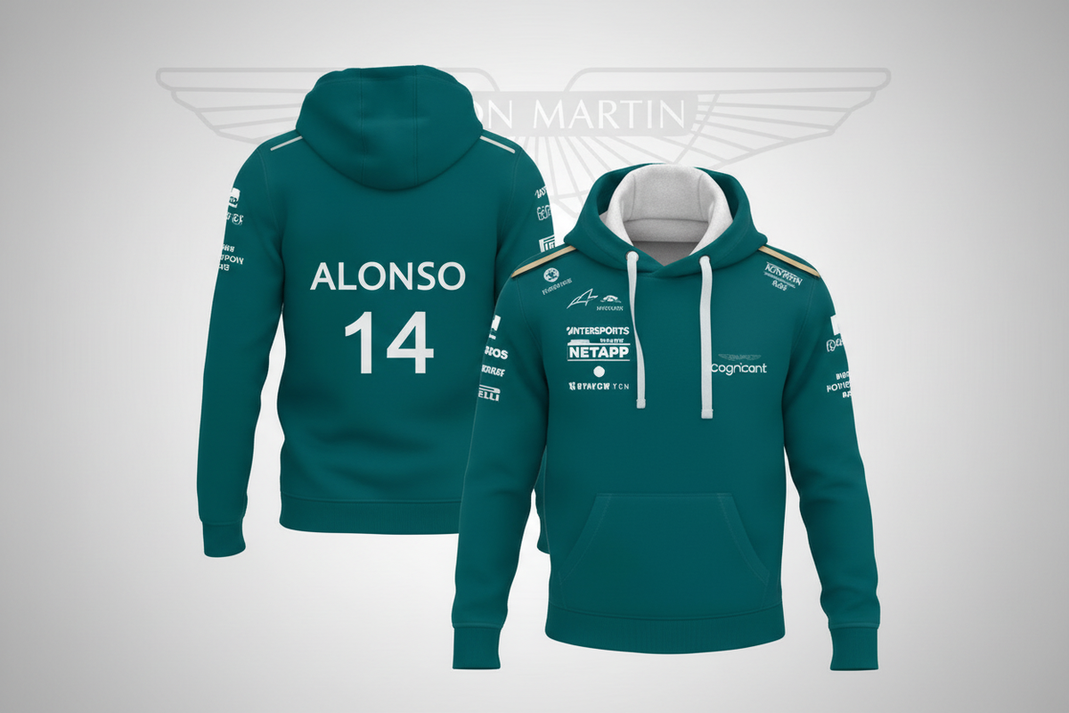 Green Hoodie - Front & Back