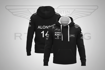 Black Hoodie - Front & Back