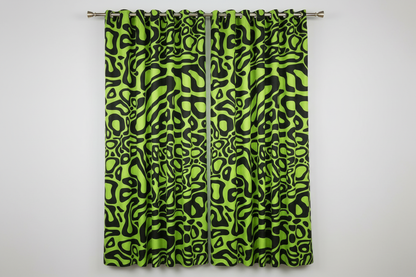 Lando Norris Blackout Curtains - Pair Yellow-Green