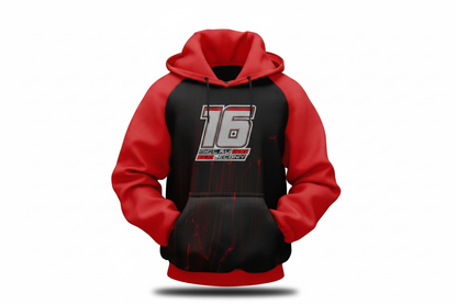 Leclerc #16 Hoodie Front - Sharpened Only