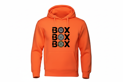 Orange BOX BOX BOX Hoodie