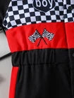 Baby Race Suit Style Romper/All in One