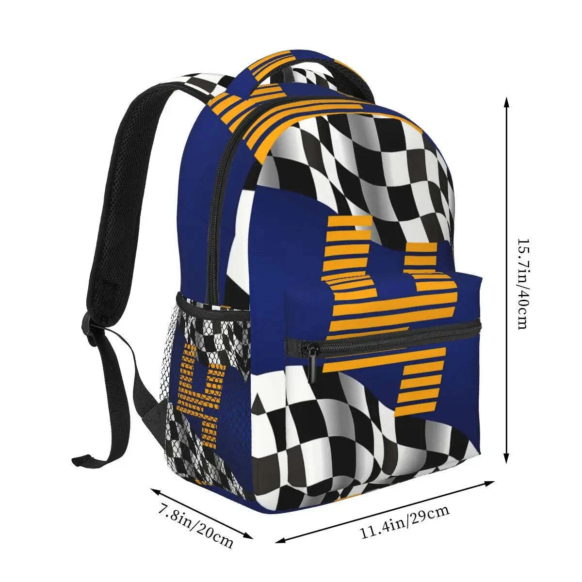 Mclaren Formula 1 Team Lando Norris 4 Fan's Backpack/School Back Large Capacity