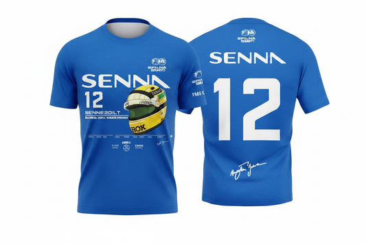 Senna #12 Blue T-Shirt