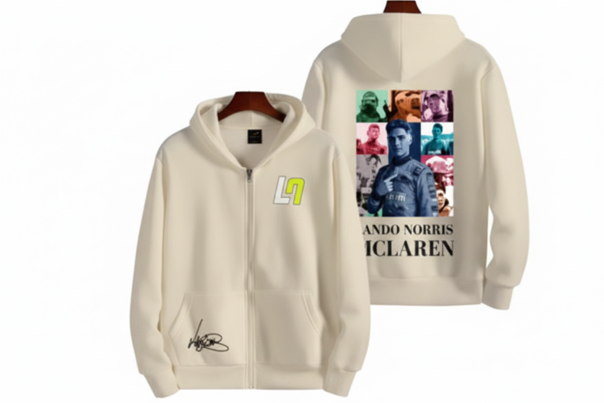 White Zip Hoodie