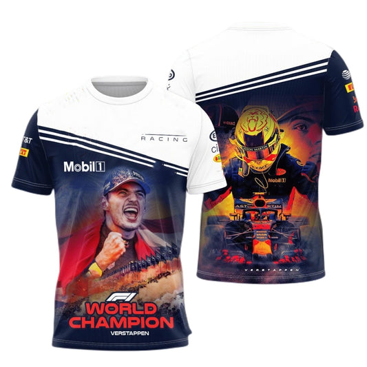 Max Verstappen T-shirt Best Gift For F1 Fan- Christmas Gift