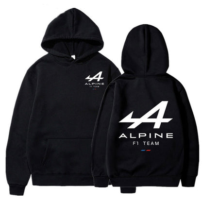 2023 Spring New F1 Racing Hoodie Men's and Women's Super Sweatshirt Alpine Rider Team Print Leisure Jogging Sweatshirt