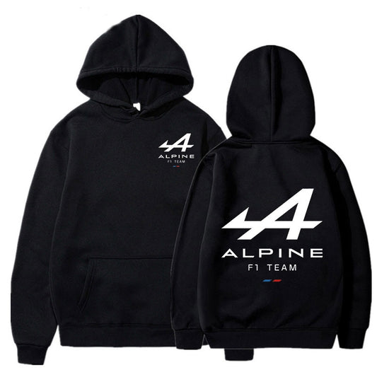2023 Spring New F1 Racing Hoodie Men's and Women's Super Sweatshirt Alpine Rider Team Print Leisure Jogging Sweatshirt
